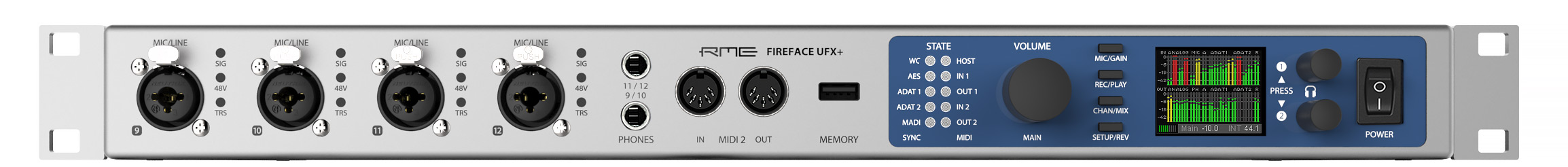 Fireface UFX+ az RME interfészek zászlóshajója, és ennél is több
